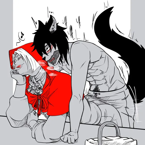 little red riding hood (fairy tales, kinktober) created by helfyr, nobodick