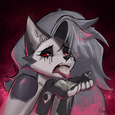 loona (helluva boss) (hellaverse, helluva boss) created by maiku yugen