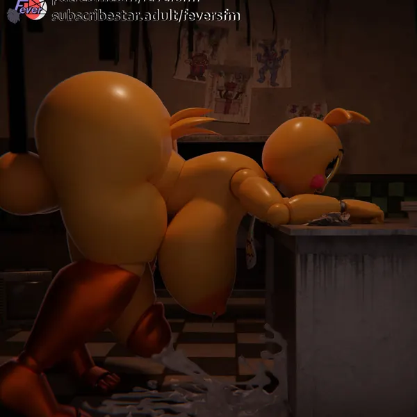 lovetaste chica, runaboo chica, toy chica (fnaf) (five nights at freddy's, five nights at freddy's 2) created by feversfm