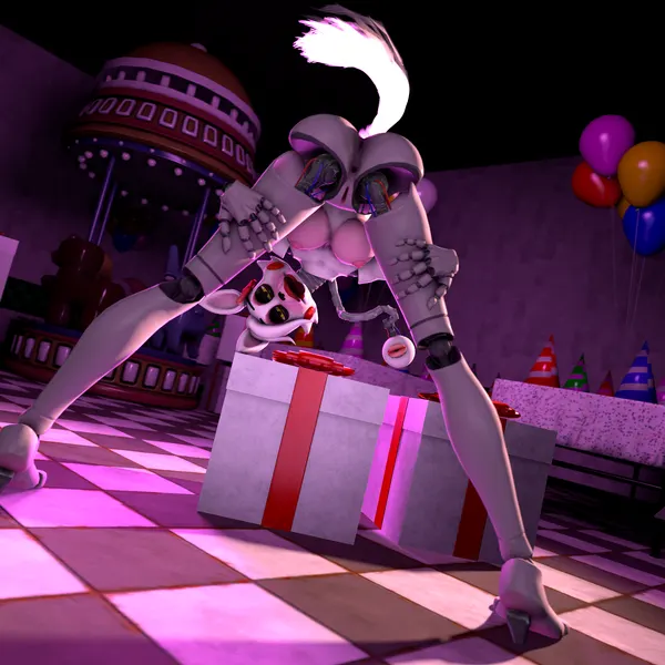 mangle (fnaf) (five nights at freddy's, five nights at freddy's 2) created by zelyonka