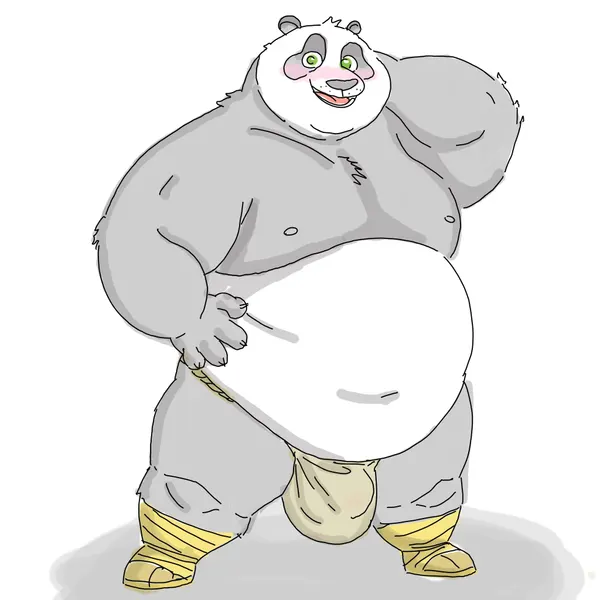 master po ping (dreamworks, kung fu panda) created by bobbellyboy
