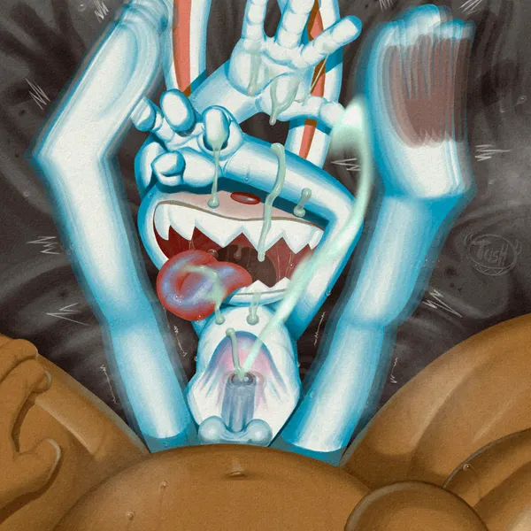 max (sam and max), samuel dog (sam and max) created by tush (artist)