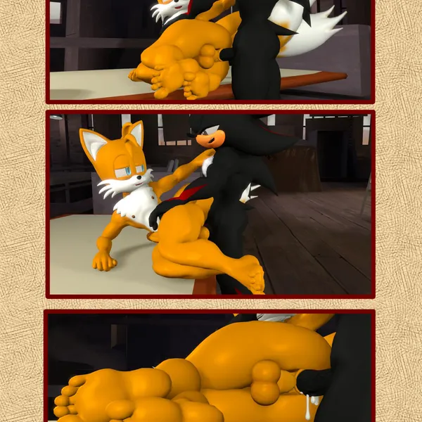 miles prower, shadow the hedgehog (sega, sonic the hedgehog (series)) created by aldenyates