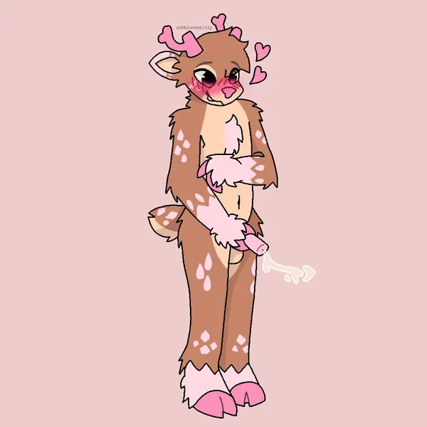 mochi (pink hooves) created by ashblondekittyy