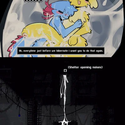 monk (rain world), rivulet (rain world) (rain world, videocult) created by shiyaa stuff