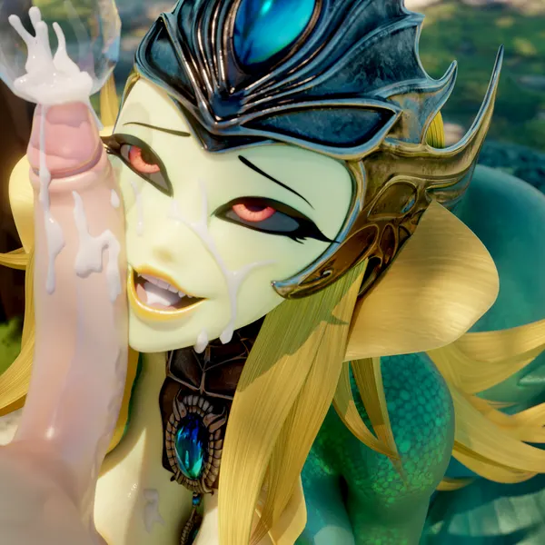 nami (lol) (league of legends, riot games) created by 777bronzestar