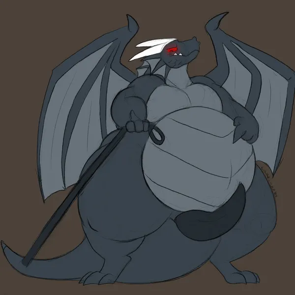 negadrake (mythology) created by lunarlillium