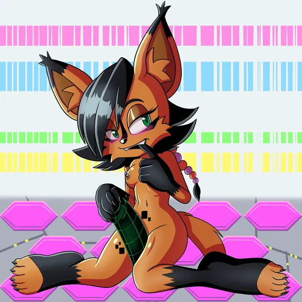 nicole the lynx (archie comics, sega) created by fourssss