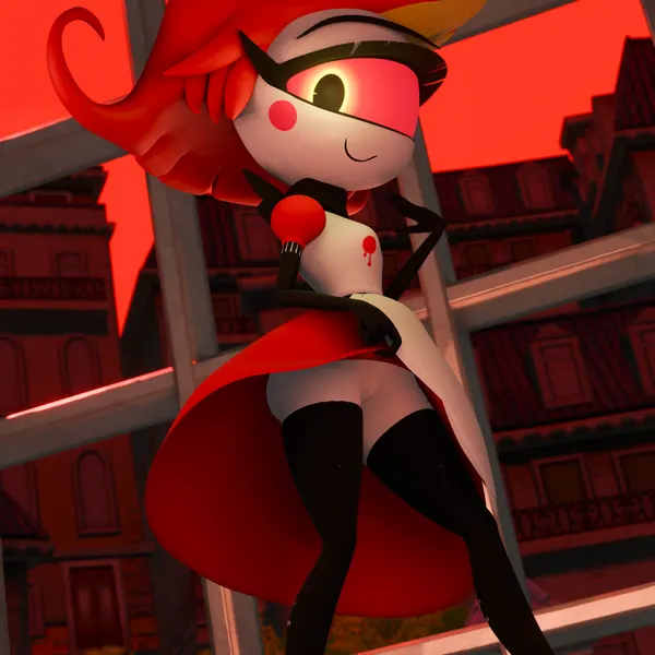 niffty (hazbin hotel) (hazbin hotel, hellaverse) created by lorded