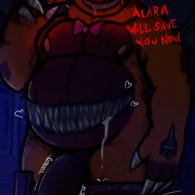 nightmare fredbear (fnaf) (five nights at freddy's, five nights at freddy's 4) created by the mist walker