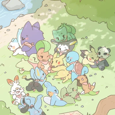 nintendo, pokemon created by redbean1204