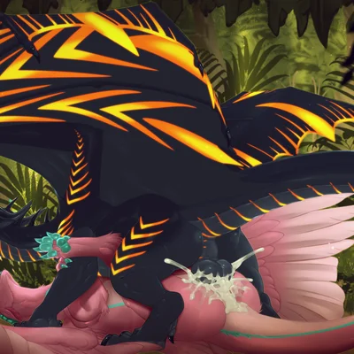 novax (ragnarok), shaia (shaiathefluffdragoness) (mythology) created by cannibalistic tendencies