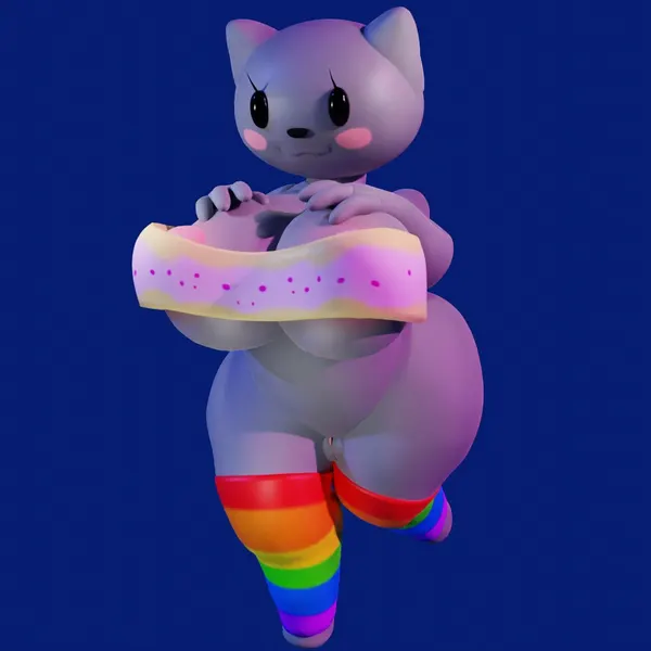 nyan cat (nyan cat (copyright)) created by fanfurry