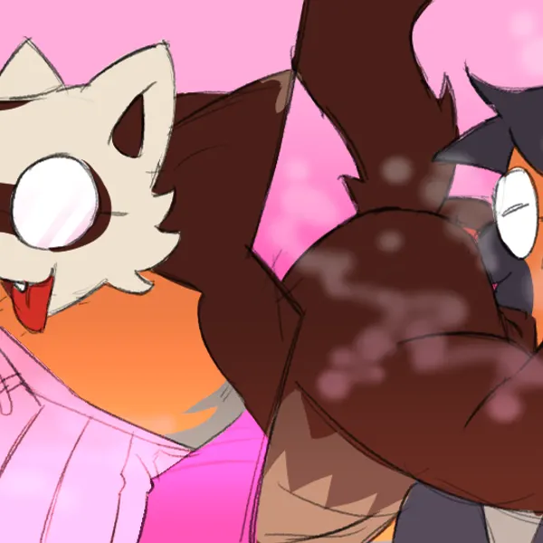 percy (percybird), tuko (tukoferret) created by crowputerad