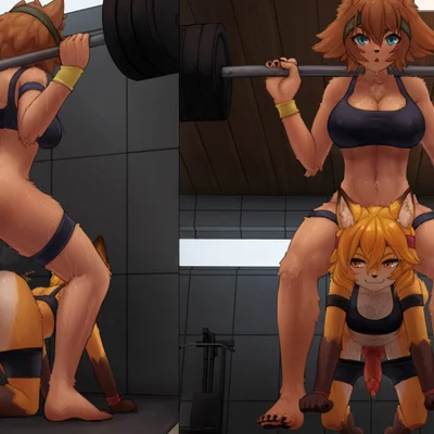 polt (monster musume), senko-san (monster musume, sewayaki kitsune no senko-san) created by seraziel