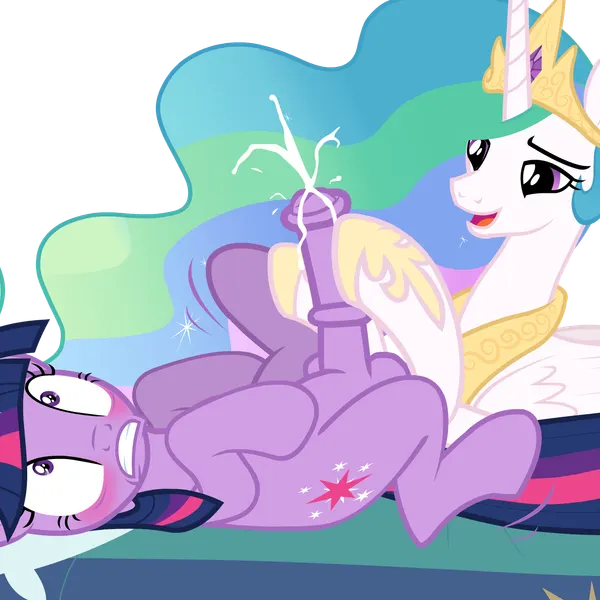 princess celestia (mlp), twilight sparkle (mlp) (friendship is magic, hasbro)