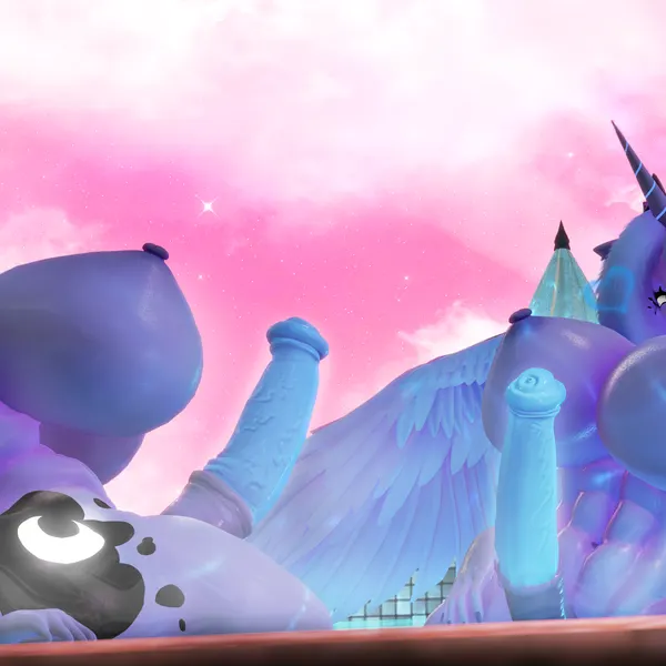 princess luna (mlp) (friendship is magic, hasbro) created by naughty cube