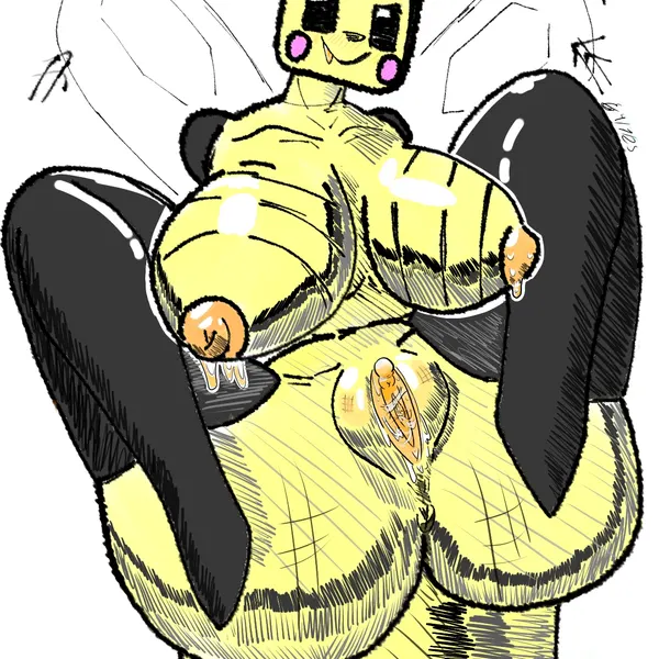 queen bee (grow a garden) (roblox) created by jabutico
