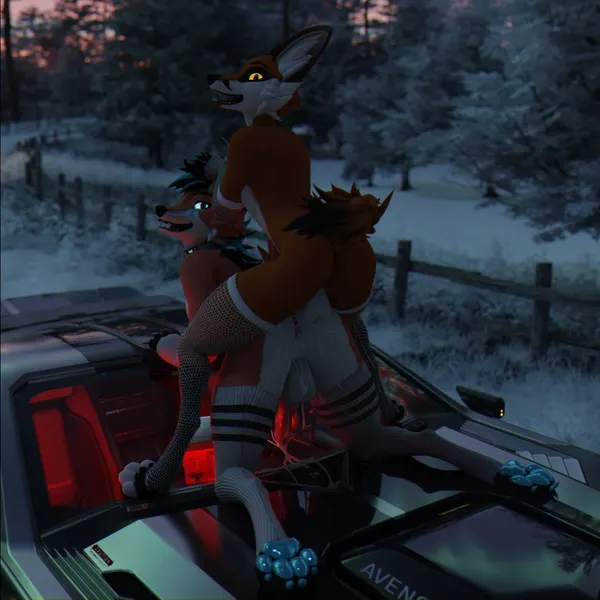 rabbid foulfellow (sanythefox), sany van fox created by sanythefox