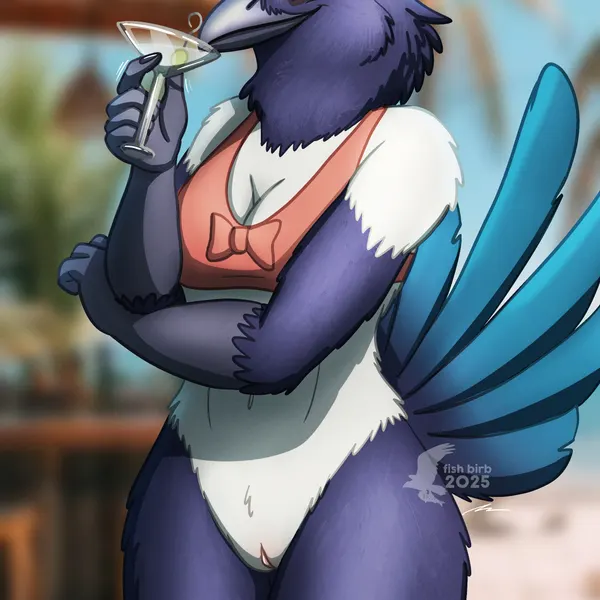rachel (fish birb) created by fish birb