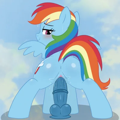 rainbow dash (mlp) (friendship is magic, hasbro) created by mindgasmyt