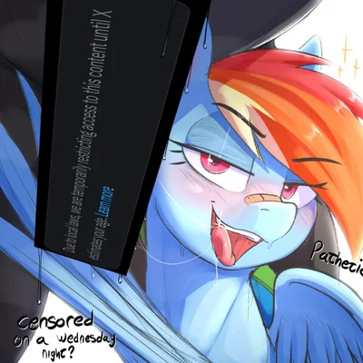 rainbow dash (mlp) (friendship is magic, hasbro) created by welost