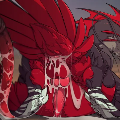 redshift (dinkysaurus), tempest (rowhammer) (european mythology, mythology) created by dinkysaurus