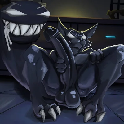 rocket raccoon, venom raccoon (guardians of the galaxy, marvel) created by zeym