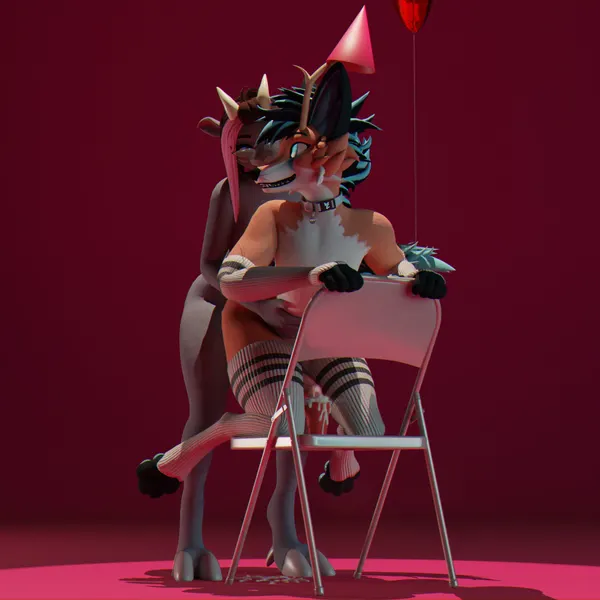 rose (rosethegoat), sany van fox created by sanythefox