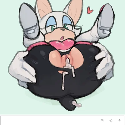 rouge the bat (sega, sonic the hedgehog (series)) created by ruka481 (artist)