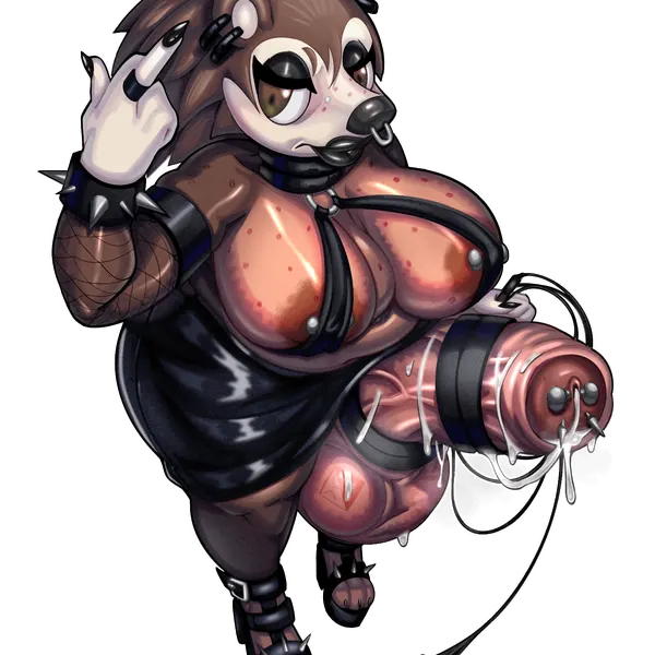 sable able (animal crossing, nintendo) created by splooshiidood
