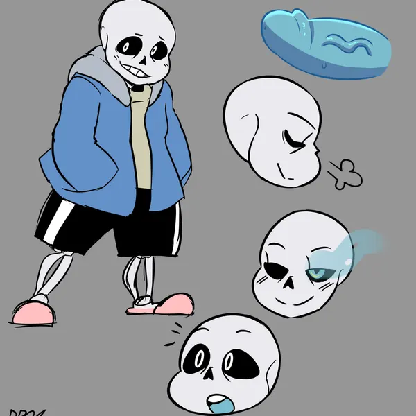 sans (undertale) (undertale (series)) created by darkprincess04