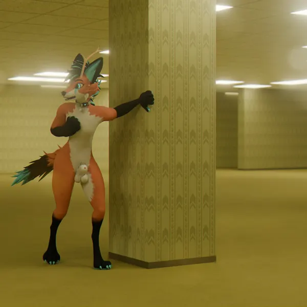 sany van fox (the backrooms) created by sanythefox