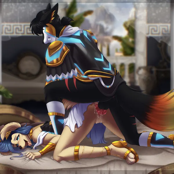 sasha (ariveil), sheils (animator9000) created by ariveil