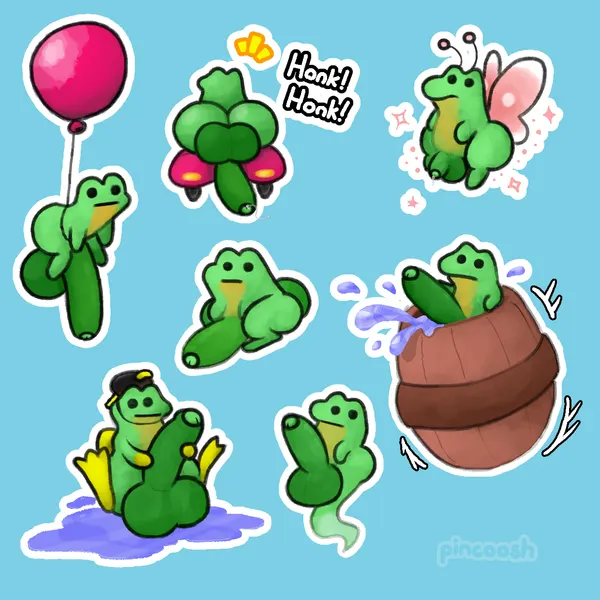 save frog (earthbound (series), nintendo) created by pincoosh