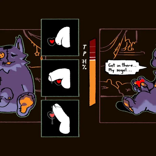 seam (deltarune) (deltarune, undertale (series)) created by loveypuddy