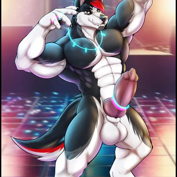 sebastian the husky created by rufusinuzuka