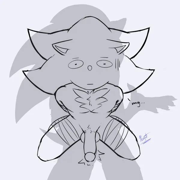 shadow the hedgehog, sonic the hedgehog (sega, sonic the hedgehog (series)) created by aoibeast