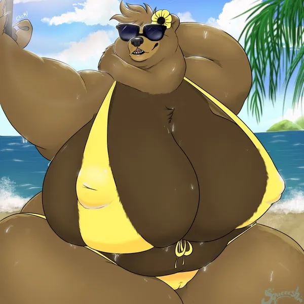 sonnie bear created by squeeeshie