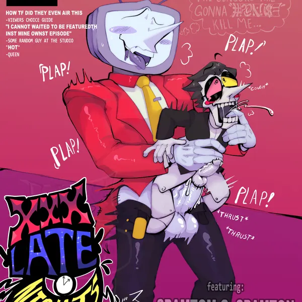 spamton g. spamton, tenna (deltarune) (deltarune, undertale (series)) created by spicyramen
