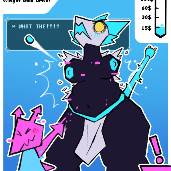 tasque manager (deltarune, undertale (series)) created by daxiefoxpet626