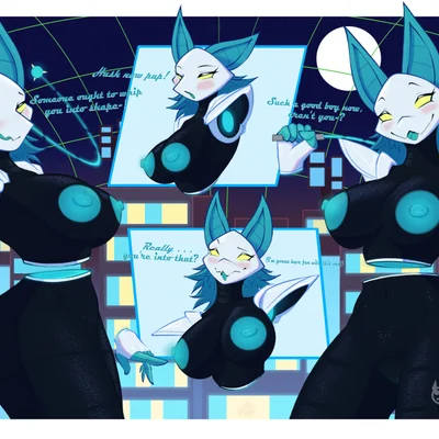 tasque manager (deltarune, undertale (series)) created by lecookiewolf