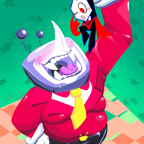 tenna (deltarune) (deltarune, undertale (series)) created by supersponger