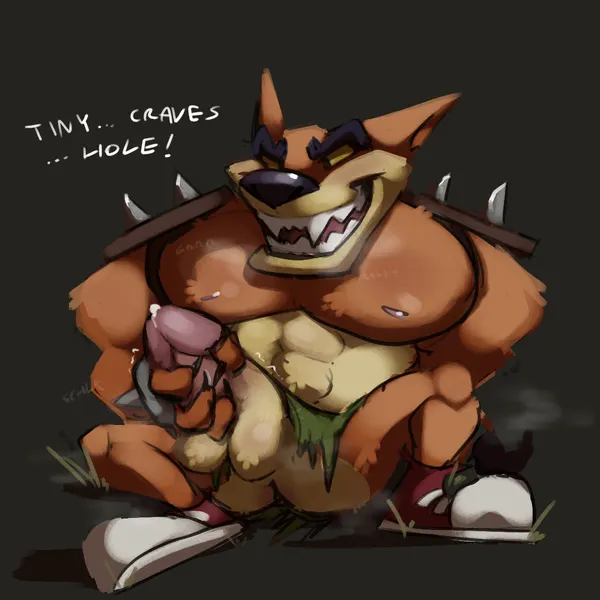 tiny tiger (activision, crash bandicoot (series)) created by dreamywolfdd