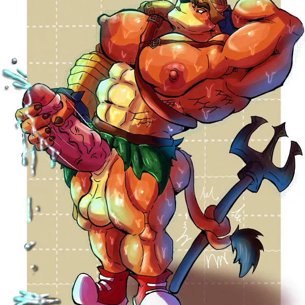 tiny tiger (activision, crash bandicoot (series)) created by santiagomt