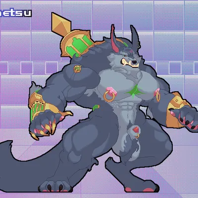 warwick (lol) (league of legends, mugen) created by morinetsu