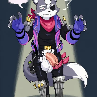 wolf o'donnell (nintendo, star fox) created by hellsonger