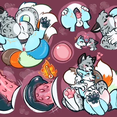 yoso (zekeofgods), zeke (zekeofgods) created by pocketpaws