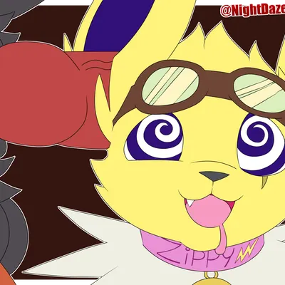 zippy the jolteon (nintendo, pokemon) created by nightdazed