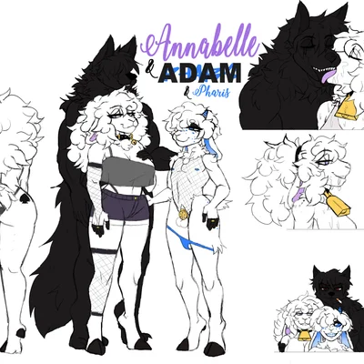 adam manchester, annabelle (lizarian), pharis (lizarian) created by butcher pal